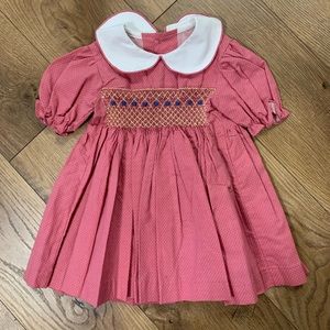 Girls smocked dress